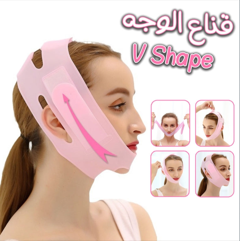 حزام شدّ الوجه وإزالة الذقن المزدوج بدون جراحة